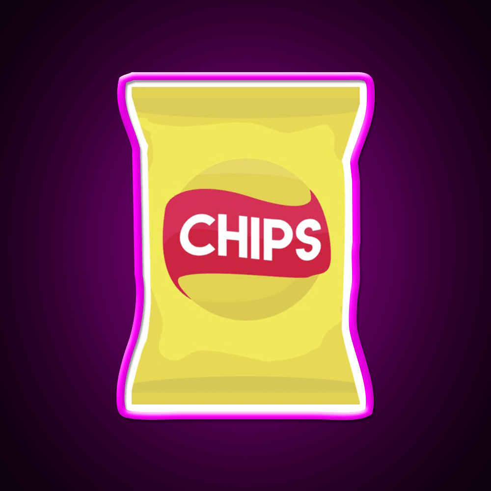 Potato Chips Snack Food Led Neon Sign Rgb Color - Shineneon