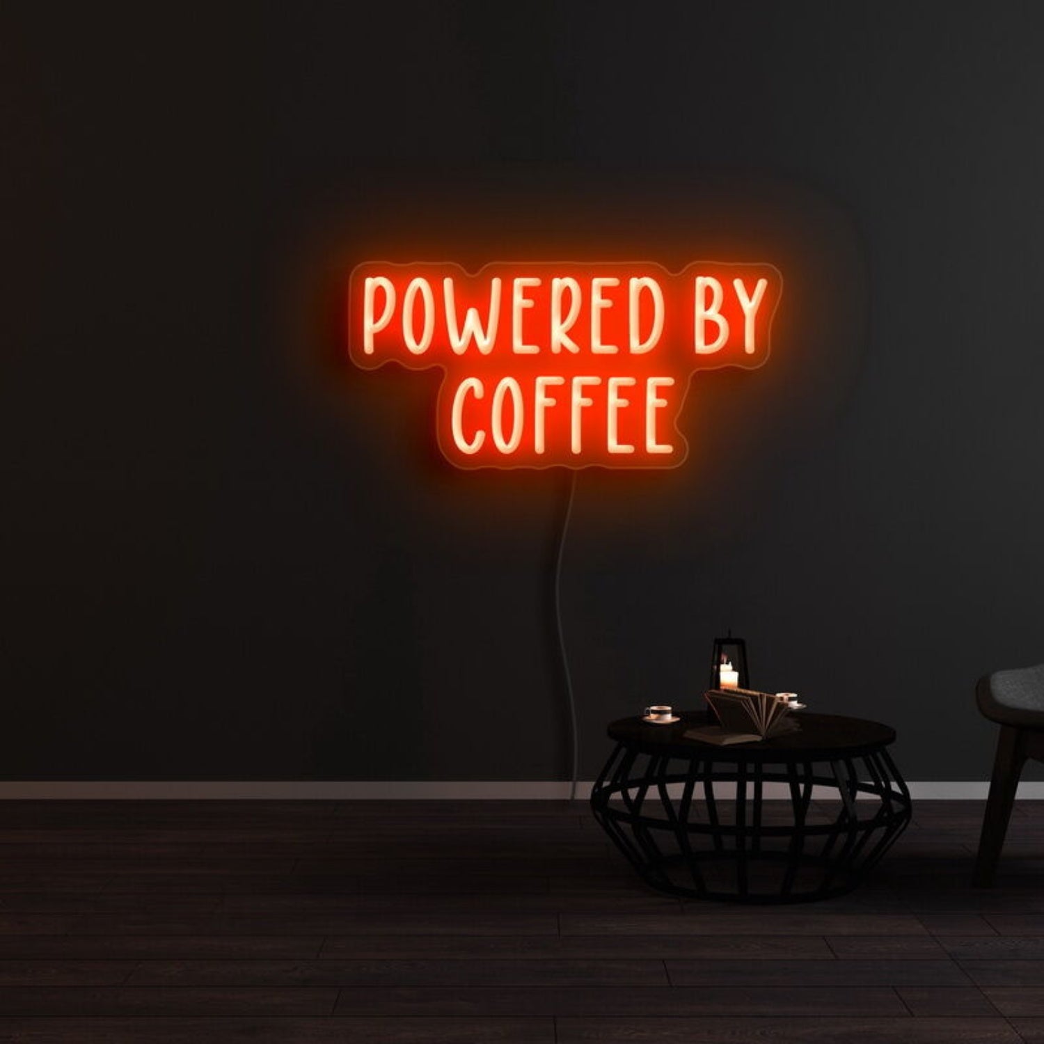 Powered By Coffee Led Neon Sign | Shineneon