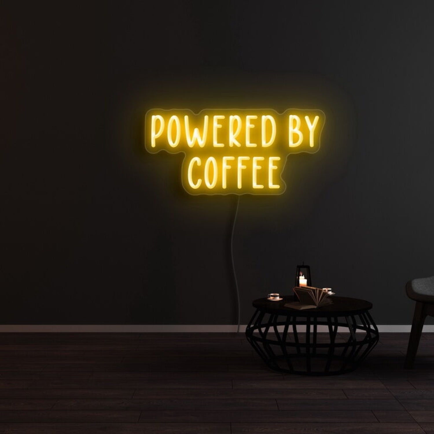 Powered By Coffee Led Neon Sign | Shineneon
