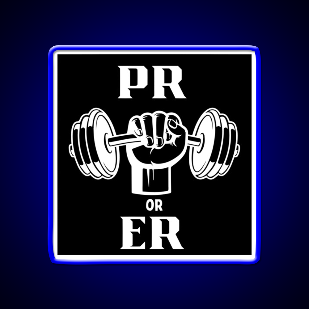 Pr Or Er Design Gym Fitness Led Neon Sign Rgb Color