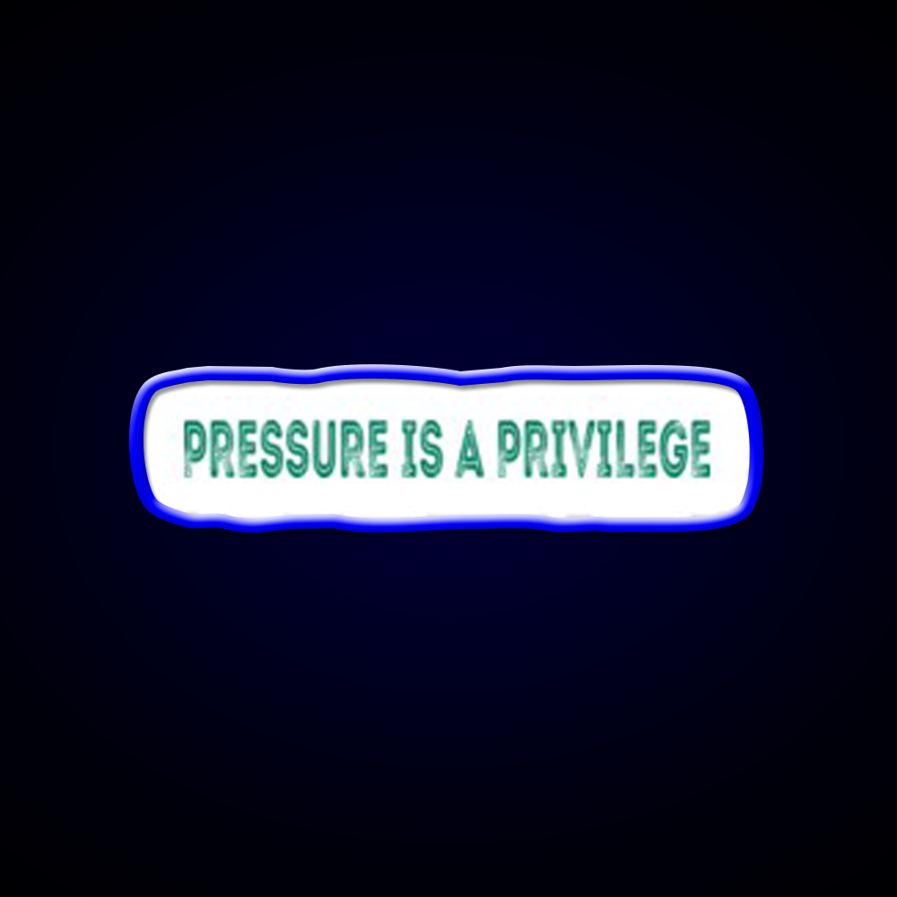 Pressure Is A Privilege Gym Fitness Led Neon Sign Gym Room Sign Rgb Color