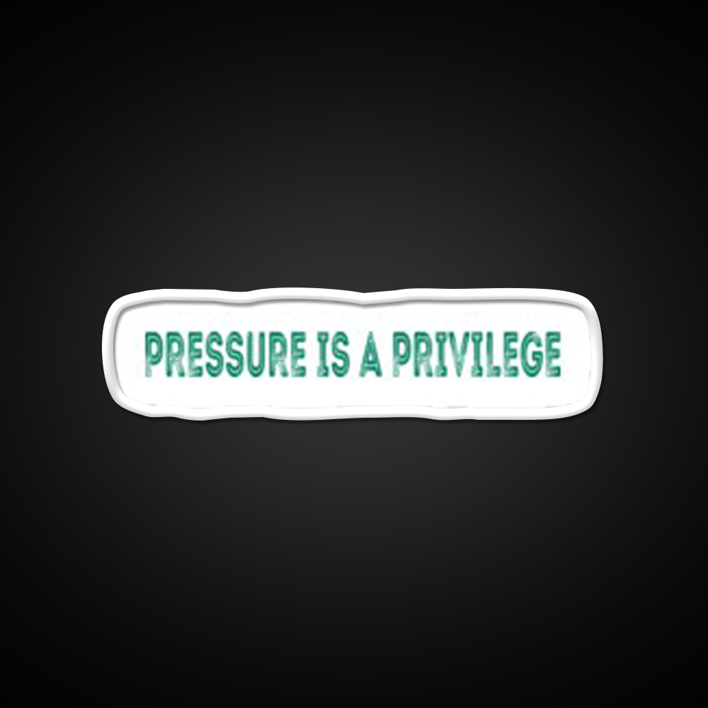 Pressure Is A Privilege Gym Fitness Led Neon Sign Gym Room Sign Rgb Color