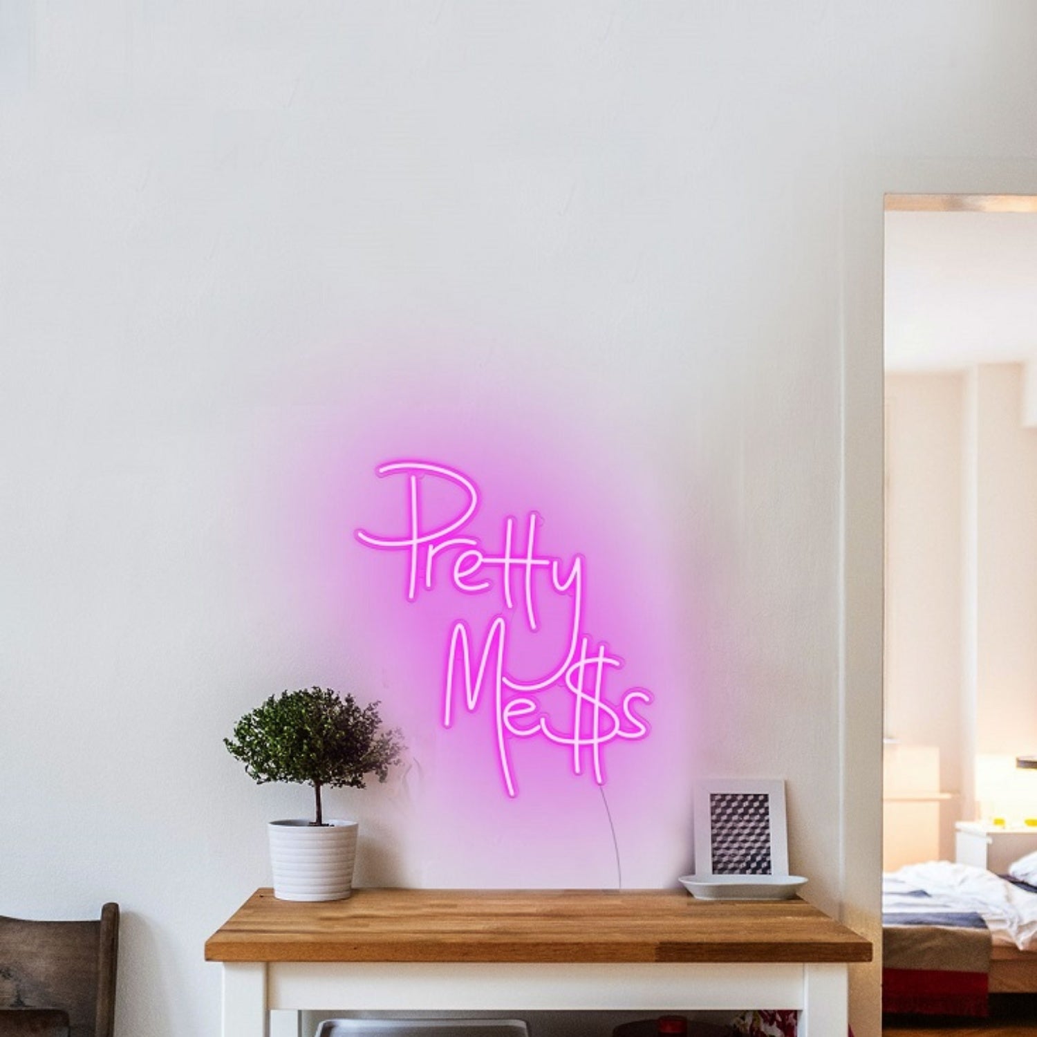 Pretty Mess Led Neon Sign Wall Art | Shineneon