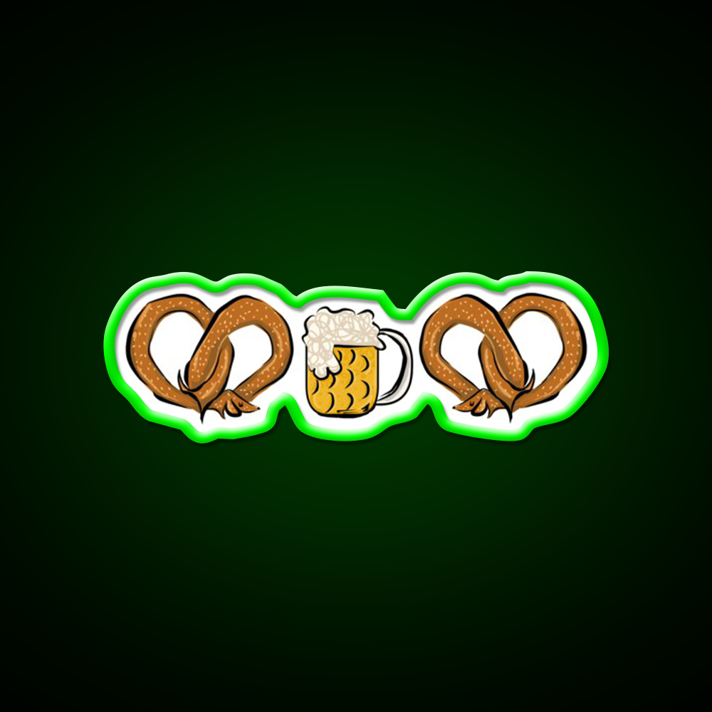 Pretzel Dog Beer Bar Decor Led Neon Sign Rgb Color - LED neon sign view 8