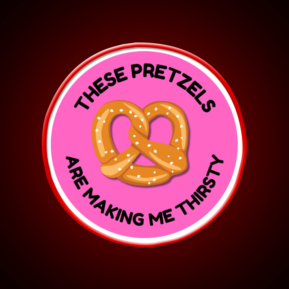 Pretzels Snack Food Led Neon Sign Rgb Color - Shineneon