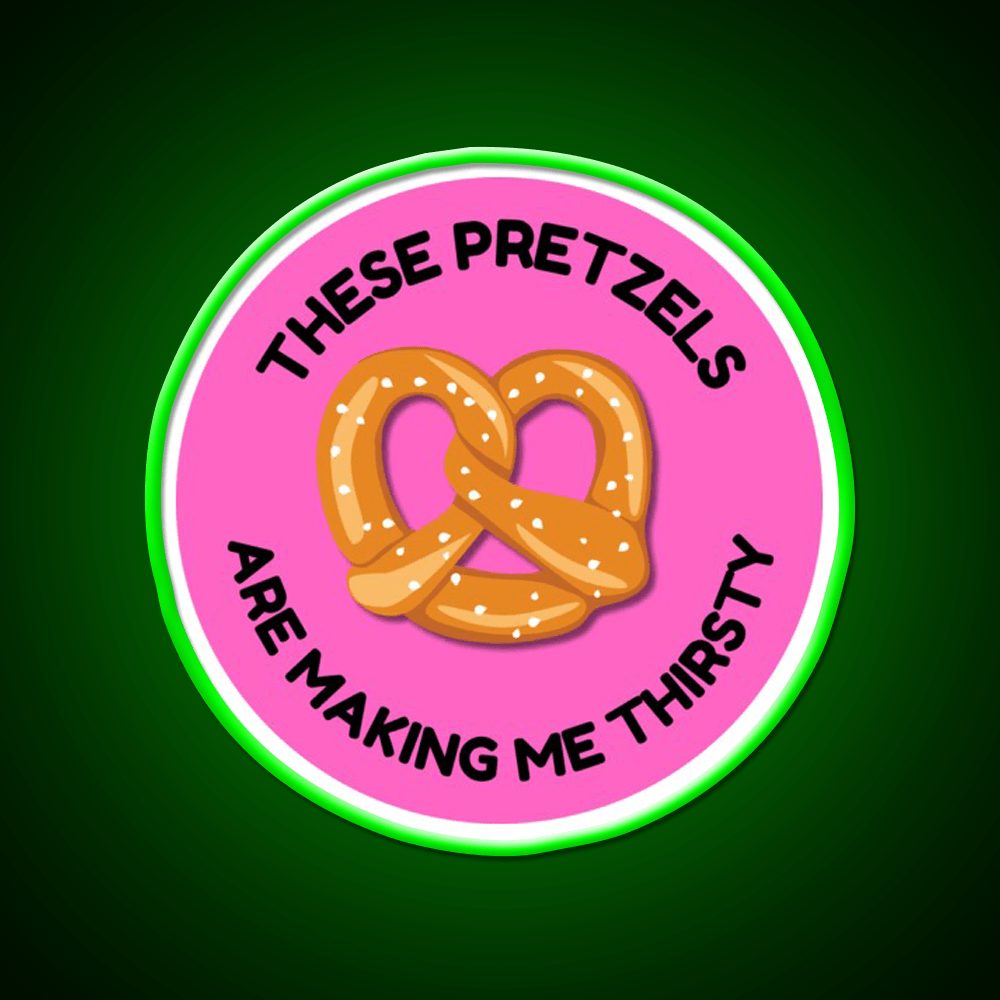 Pretzels Snack Food Led Neon Sign Rgb Color - Shineneon