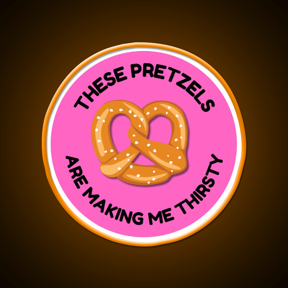 Pretzels Snack Food Led Neon Sign Rgb Color - Shineneon