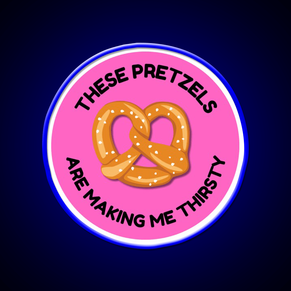 Pretzels Snack Food Led Neon Sign Rgb Color - Shineneon
