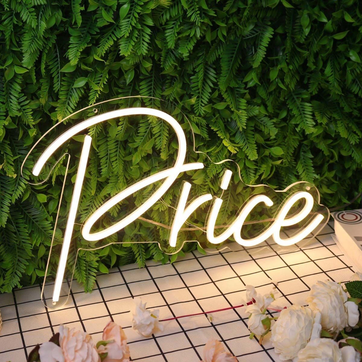 Price Yellow Led Neon Sign - Shineneon