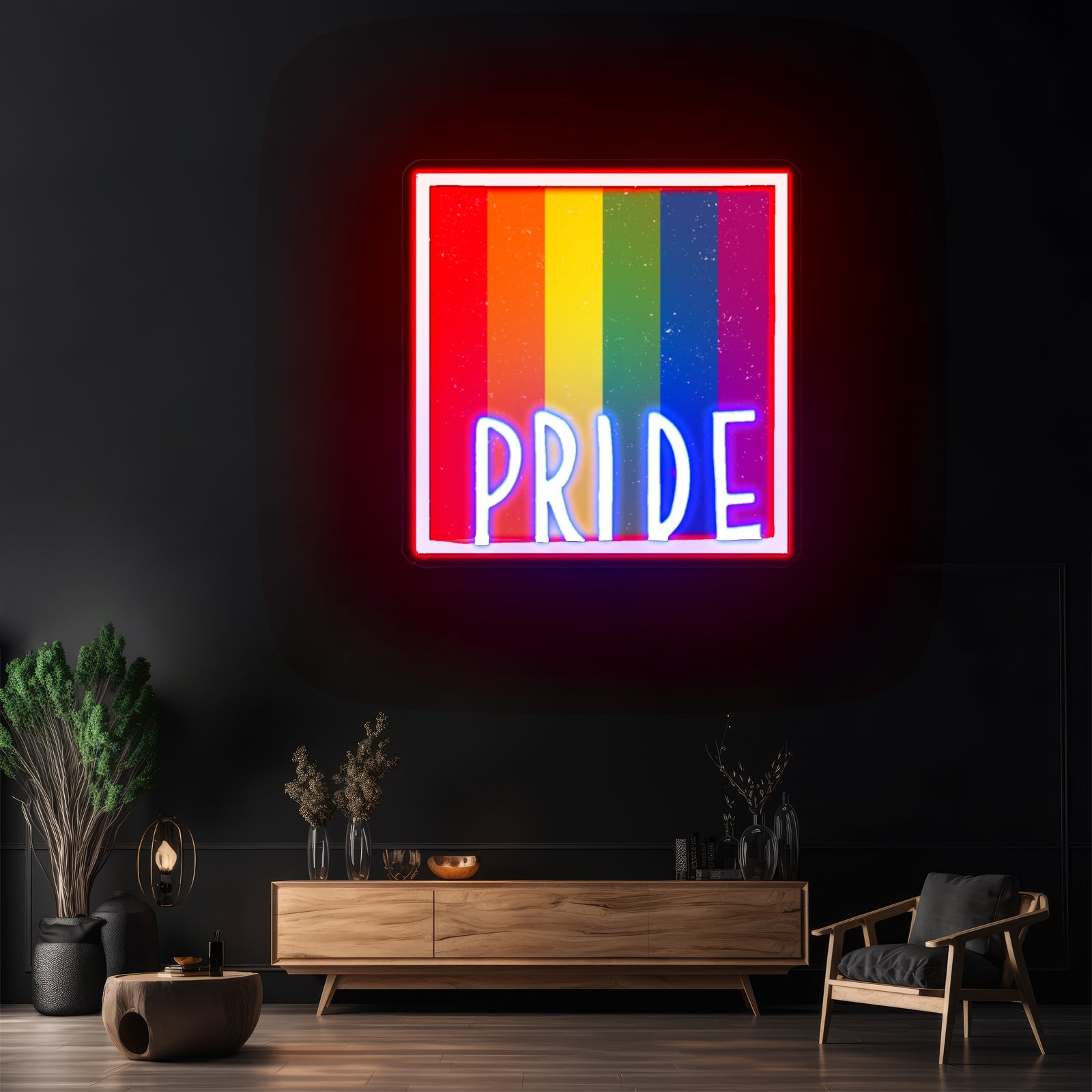 Pride Flag Artwork Custom Neon Signs - Shineneon