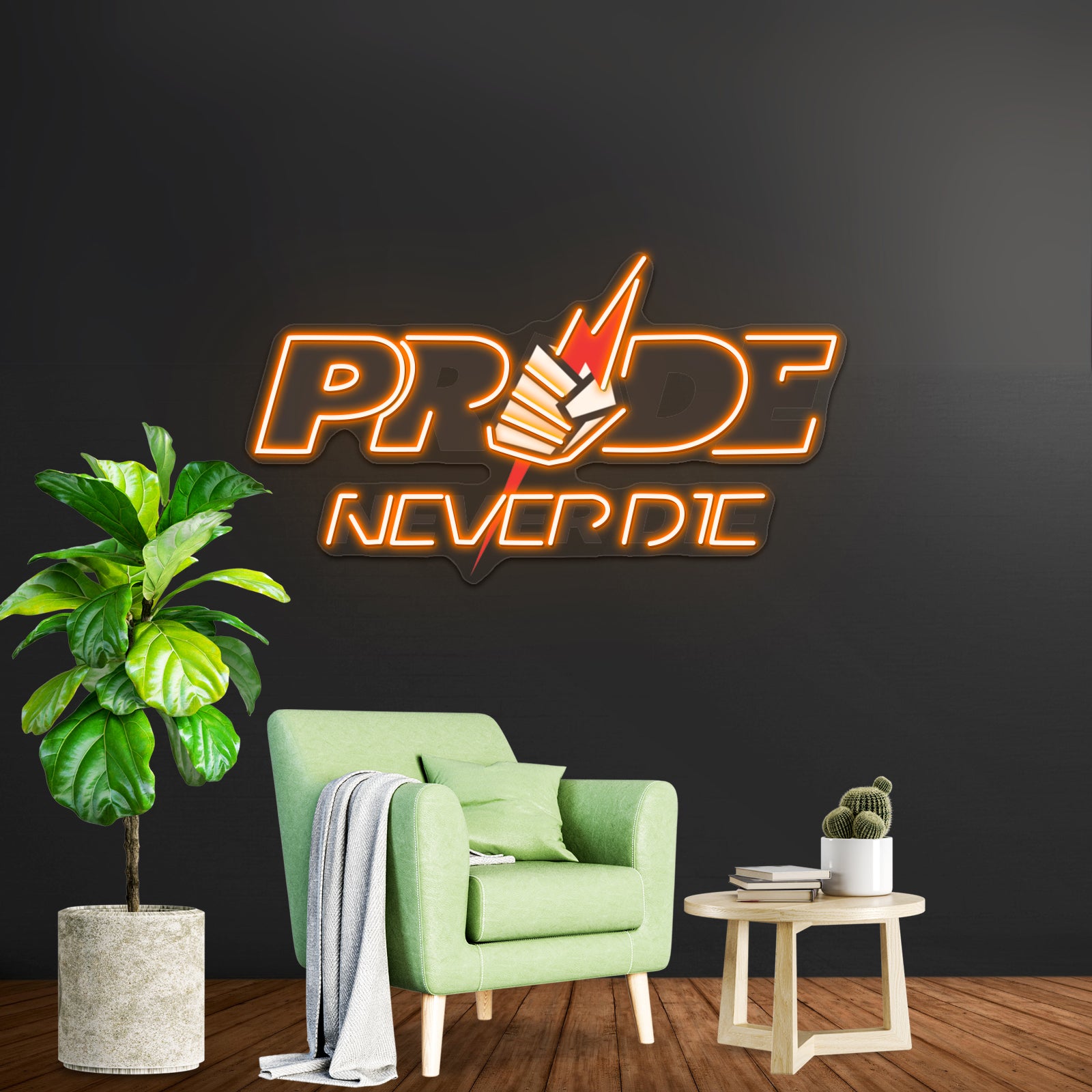 Pride Never Die Artwork Led Signs For Bedroom | Shineneon