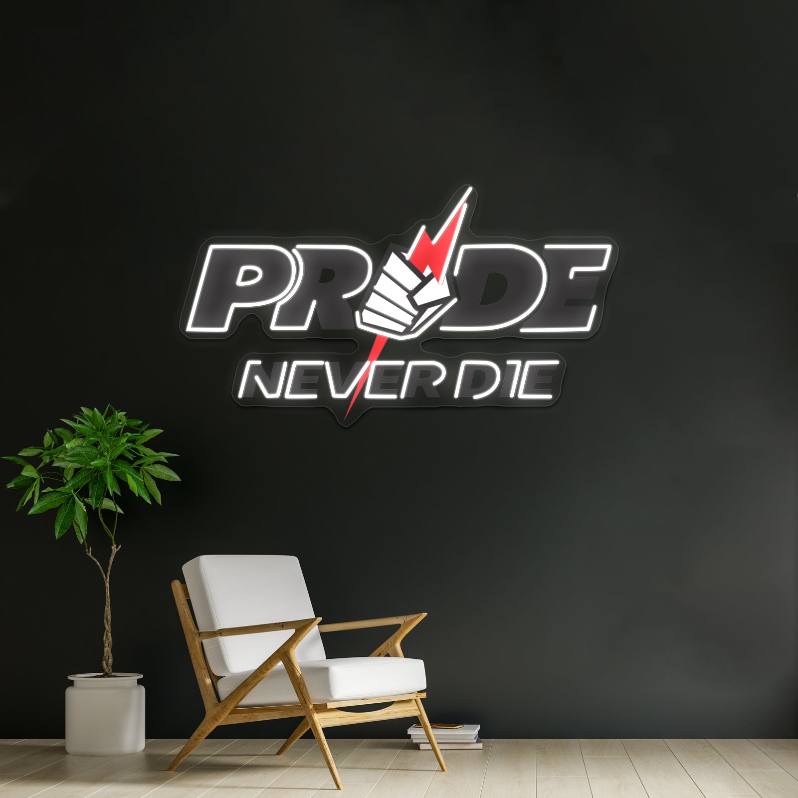 Pride Never Die Artwork Led Signs For Bedroom | Shineneon