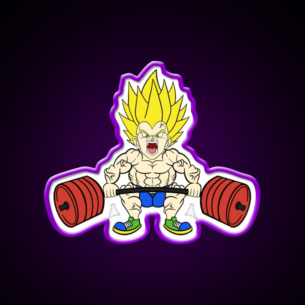 Prince Of All Deadlifts Gym Fitness Led Neon Sign Rgb Color