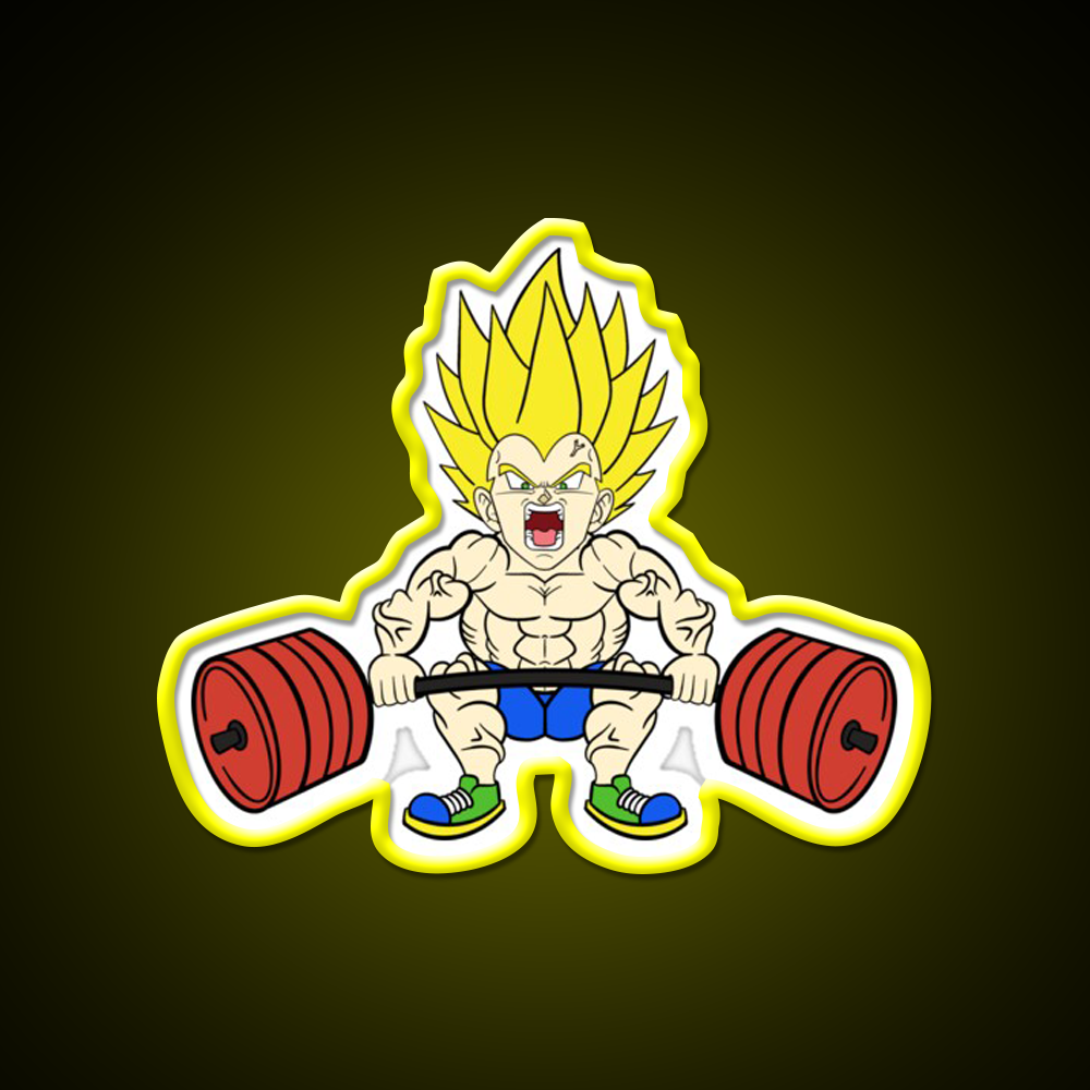 Prince Of All Deadlifts Gym Fitness Led Neon Sign Rgb Color