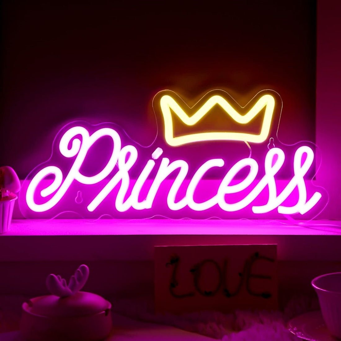 Princess Crown Led Sign Business Neon Sign - Shineneon