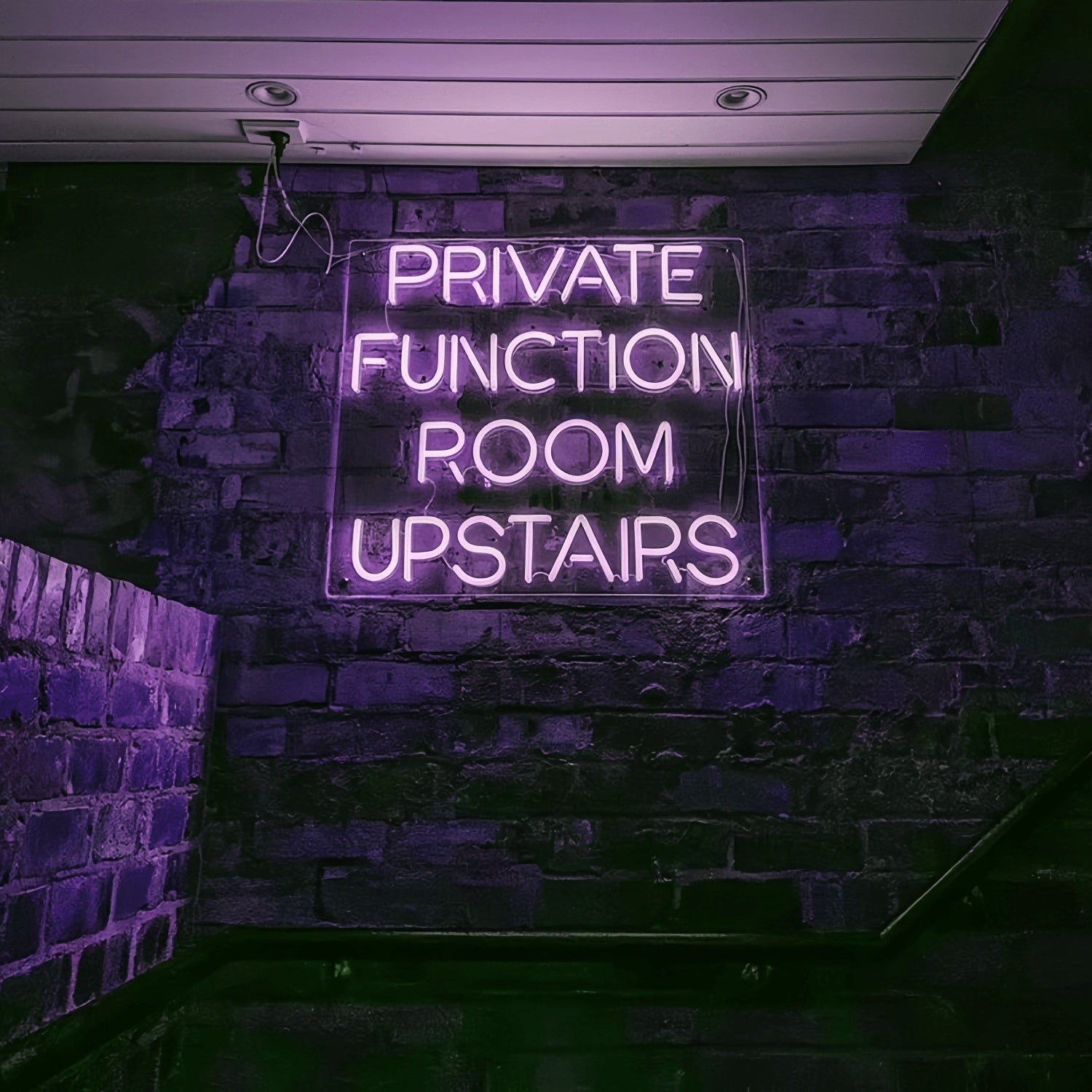 Private Function Room Upstairs Elevate Your Events Led Neon Sign | Shineneon