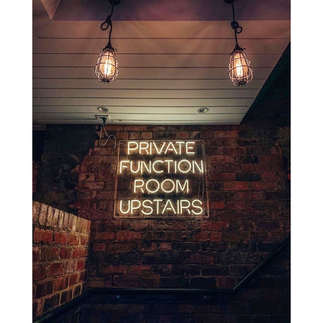 Private Function Room Upstairs Led Sign Business Neon Sign - Shineneon