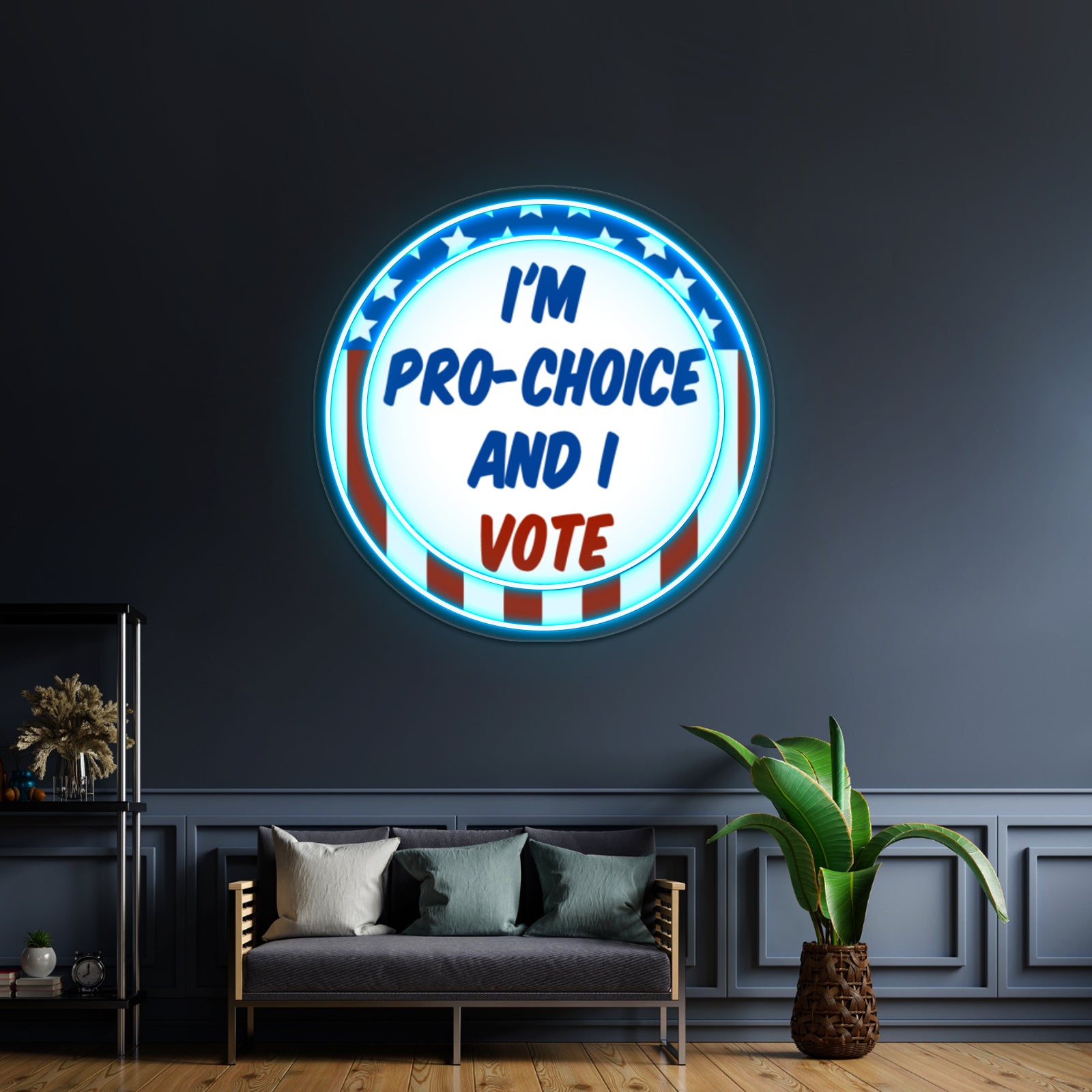 Pro Choice Badge Wall Artwork Neon Signs | Shineneon