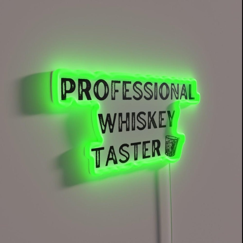 Professional Whisky Taster Rgb Led Neon Sign - Shineneon