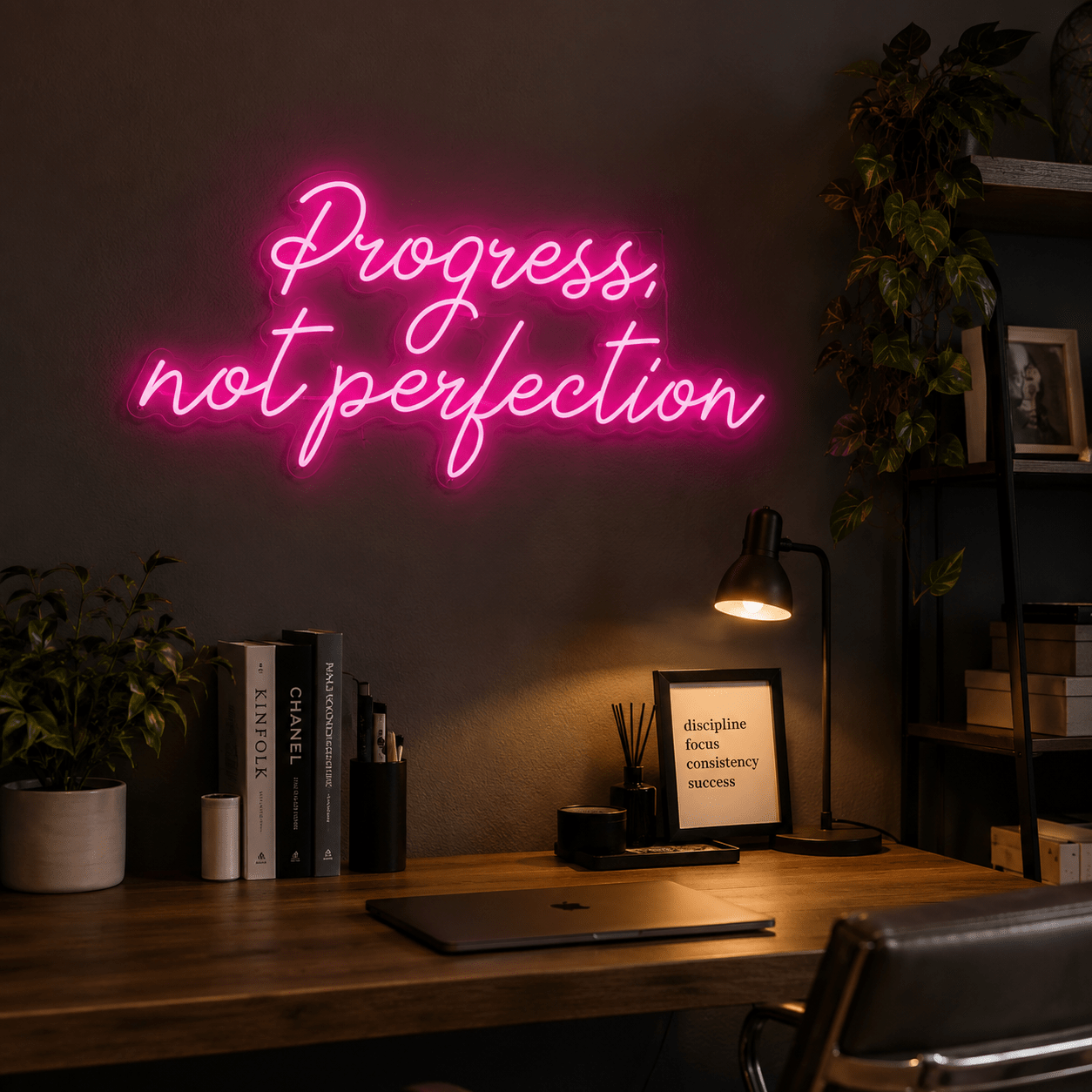 Progress Not Perfection LED Neon Sign - Shineneon