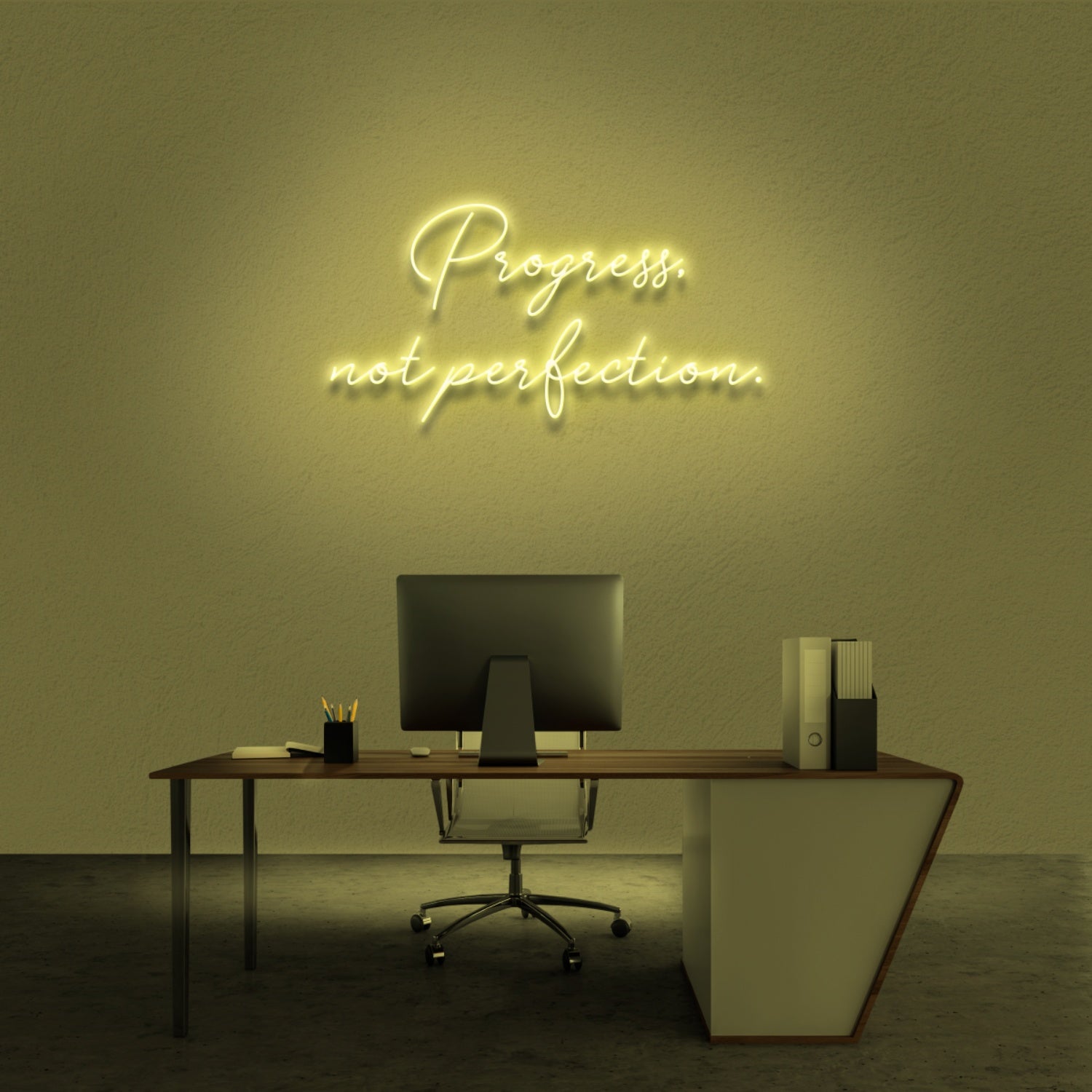 Progress Not Perfection Neon Sign | Shineneon