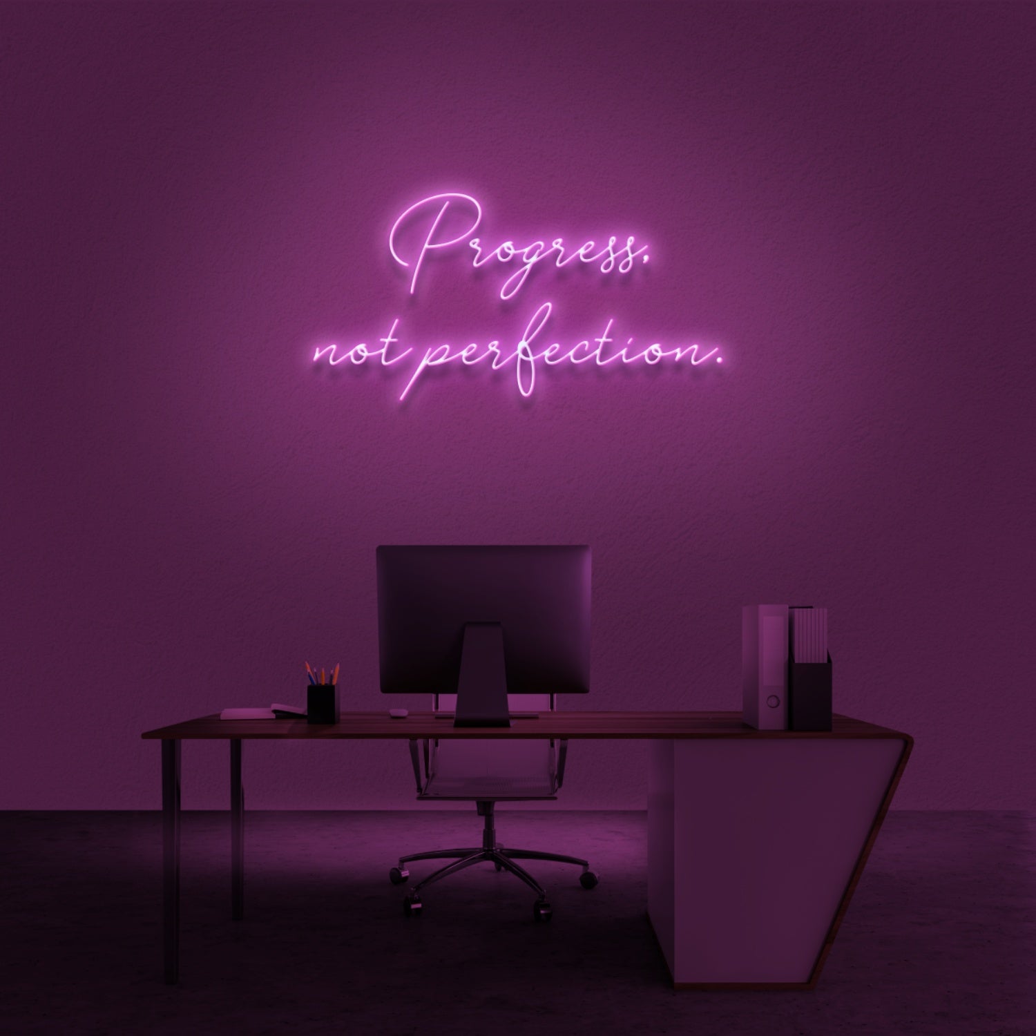 Progress Not Perfection Neon Sign | Shineneon