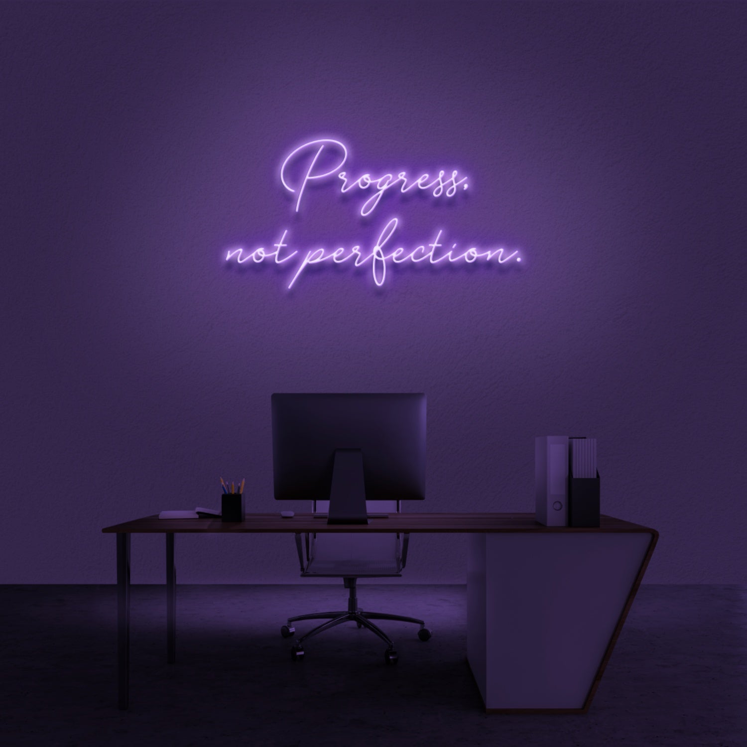 Progress Not Perfection Neon Sign | Shineneon