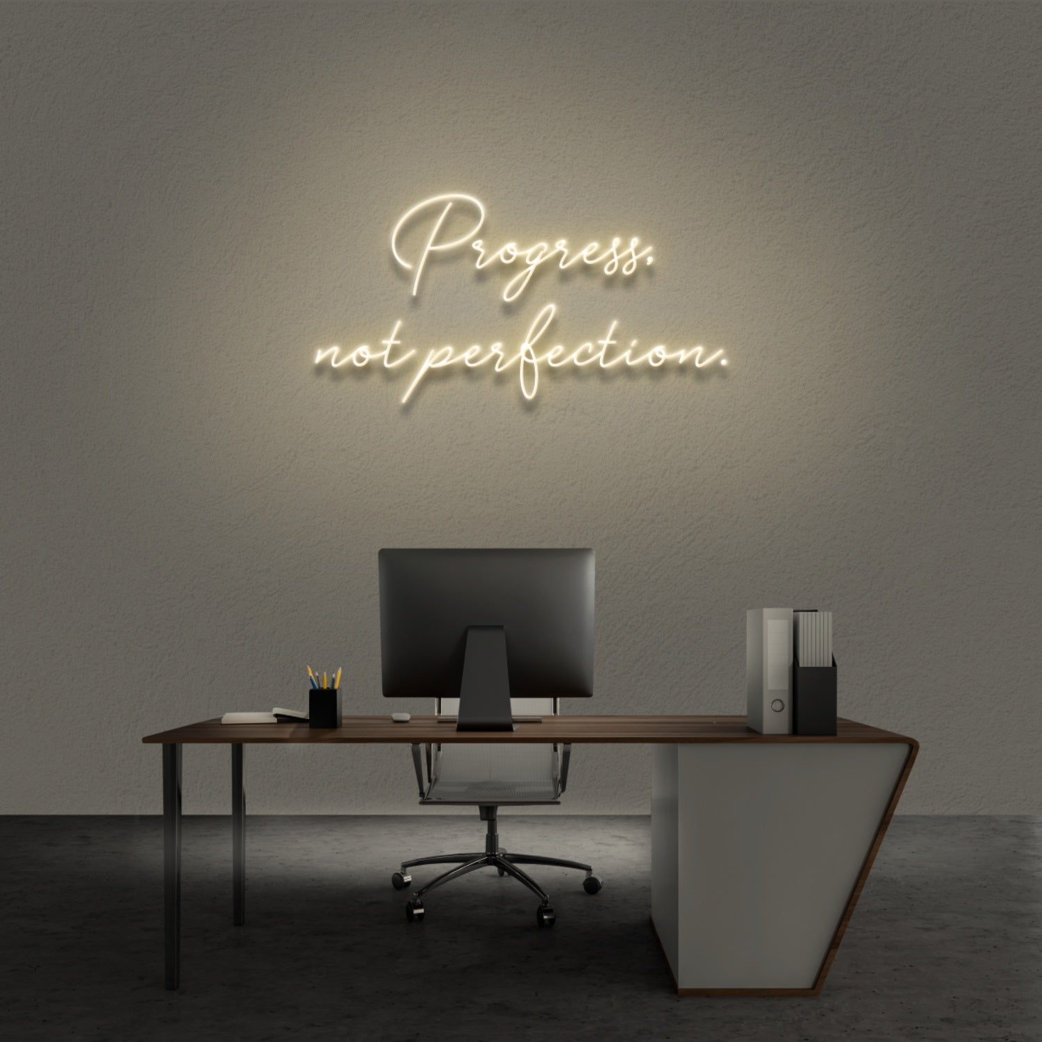 Progress Not Perfection Neon Sign | Shineneon