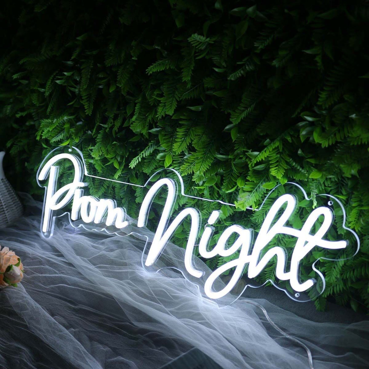 Prom Night White Neon Sign | Shineneon