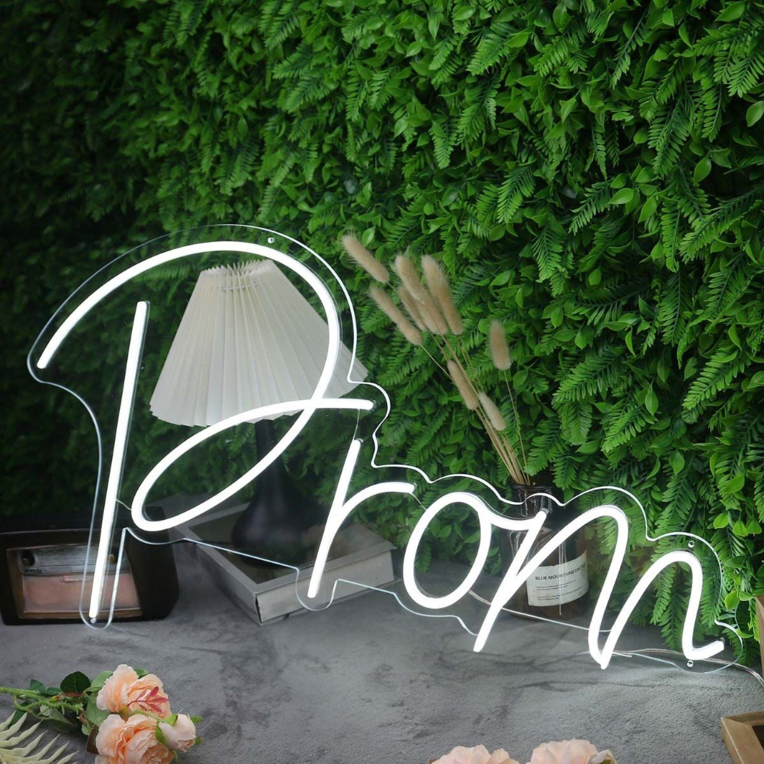 Prom White Custom Led Neon Sign Fcelebratory Spaces | Shineneon