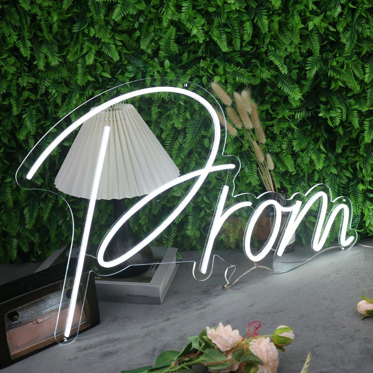 Prom White Custom Led Neon Sign Fcelebratory Spaces | Shineneon