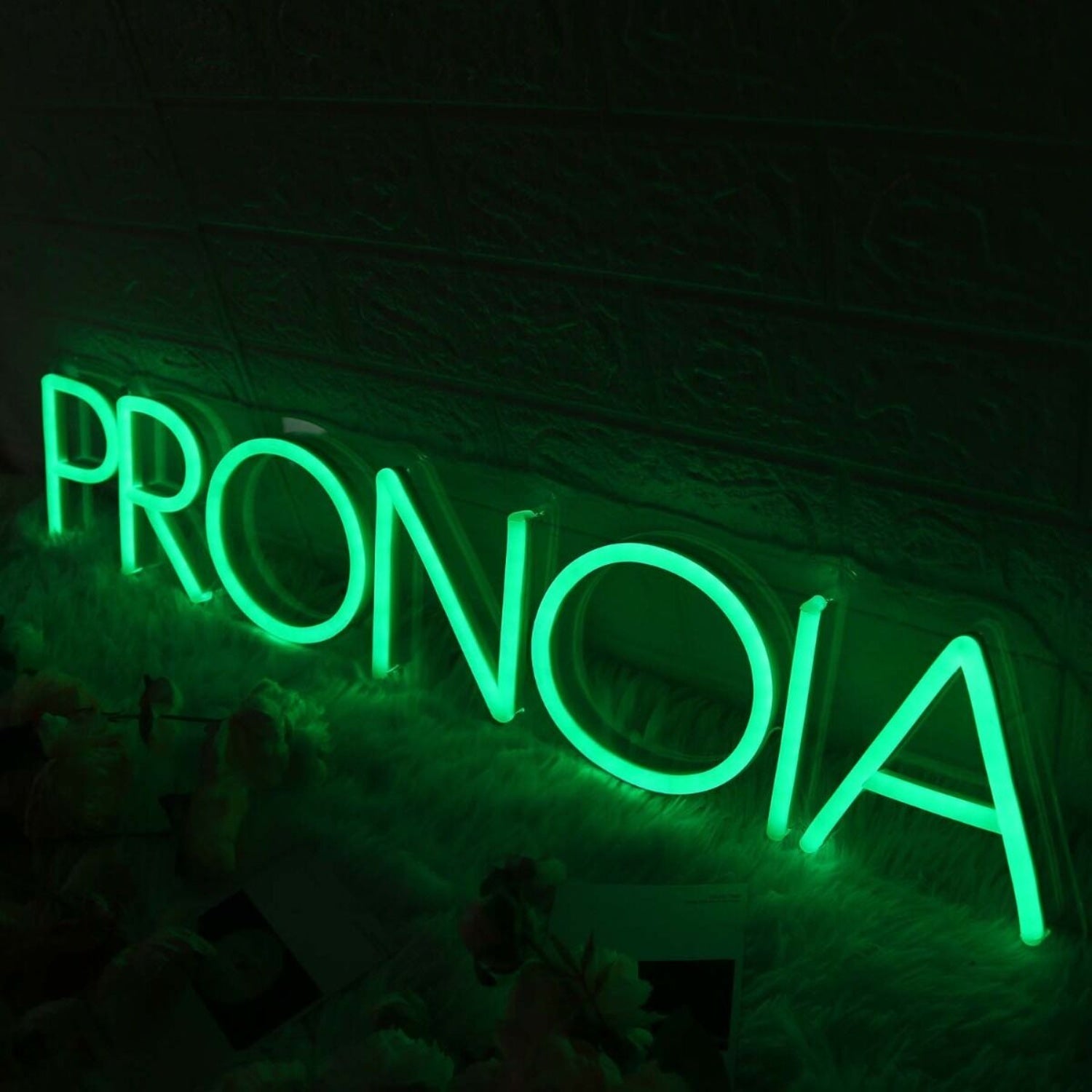Pronoia Green Led Neon Sign - Shineneon