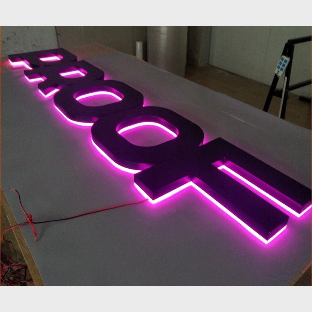 Proof 3D Backlit Channel Letters Led Light Sign - Shineneon