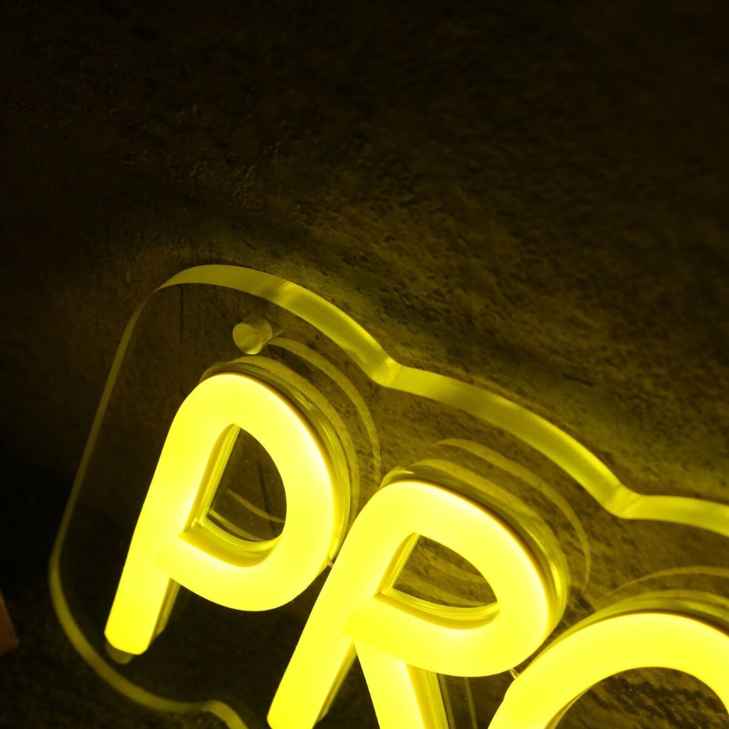 Proper Rumpus Yellow Led Neon Sign - Shineneon