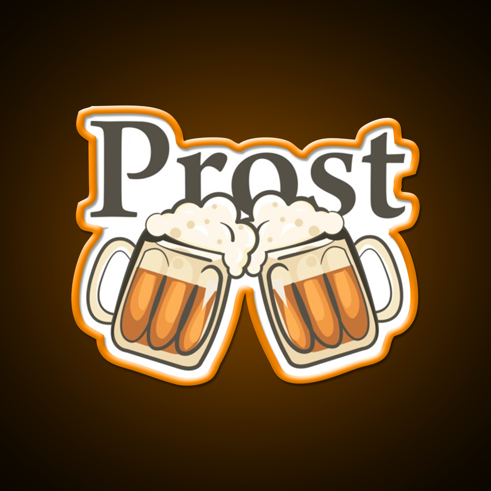 Prost 2024 Beer Bar Decor Led Neon Sign Rgb Color - LED neon sign view 6