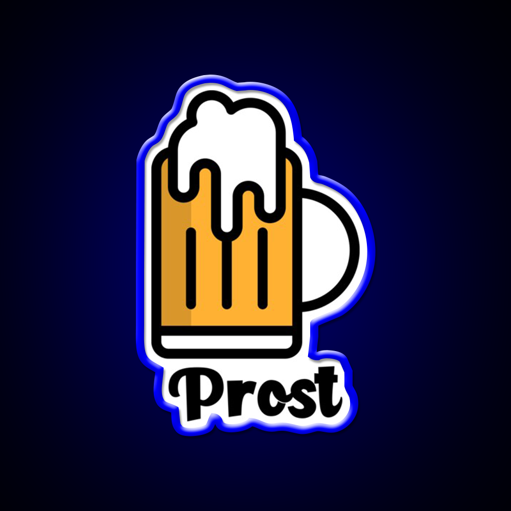 Prost Beer Bar Decor Led Neon Sign Rgb Color - LED neon sign view 5