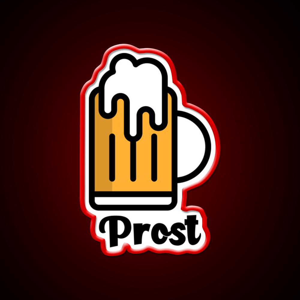 Prost Beer Bar Decor Led Neon Sign Rgb Color - LED neon sign view 10