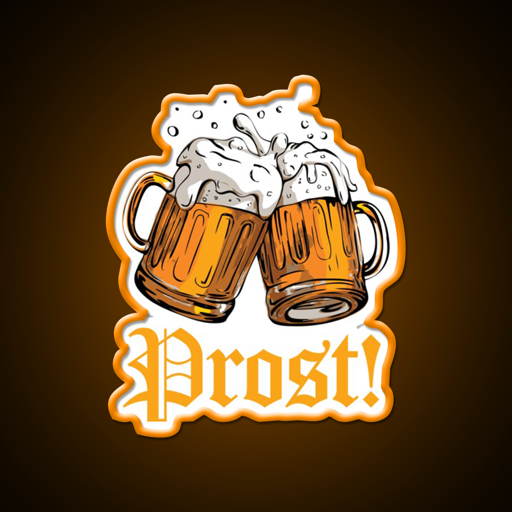 Prost Oktoberfest Beer Bar Decor Led Neon Sign Rgb Color - LED neon sign view 6
