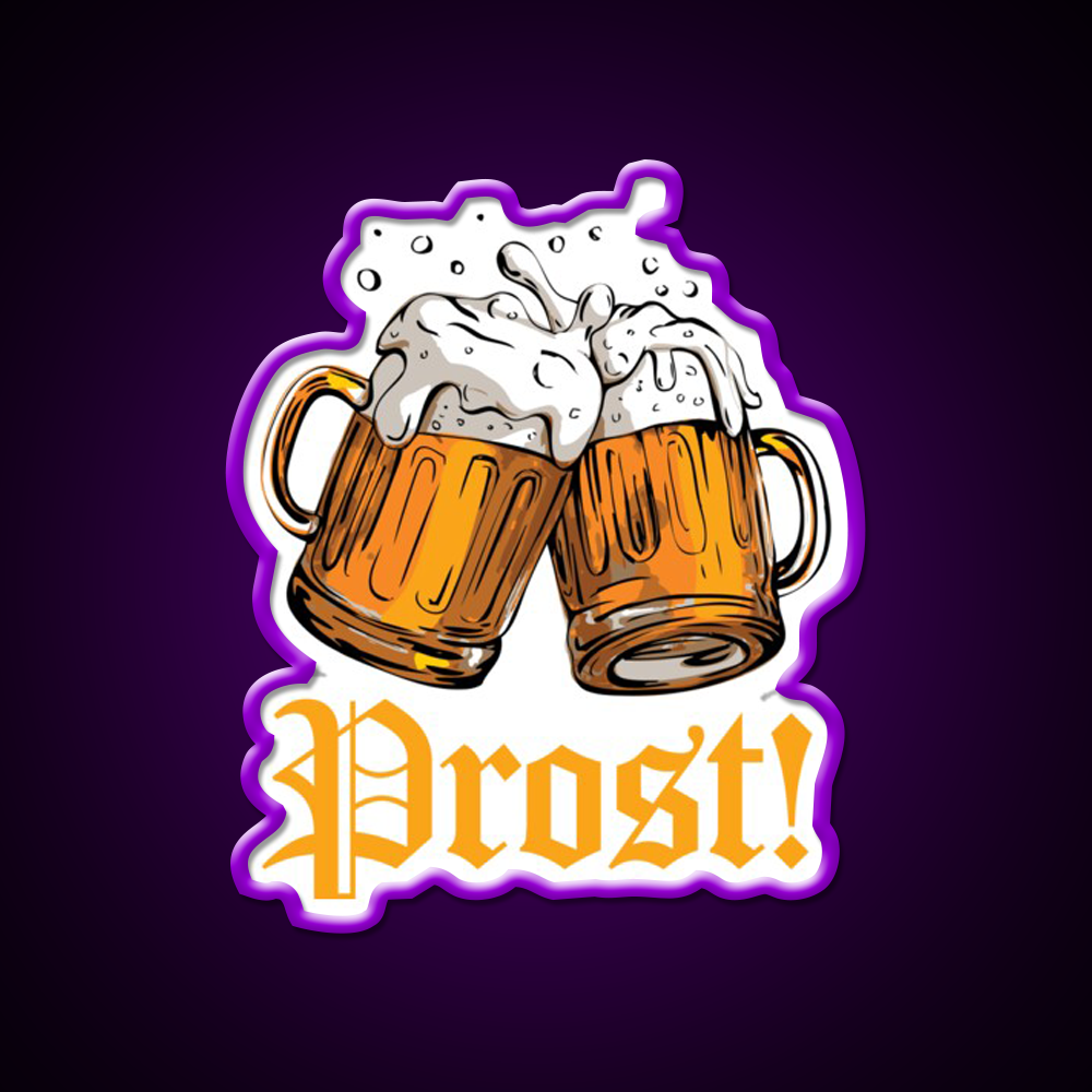 Prost Oktoberfest Beer Bar Decor Led Neon Sign Rgb Color - LED neon sign view 9