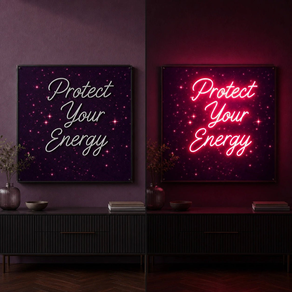 Protect Your Energy LED Neon Sign Garage Man Cave Neon Sign - Shineneon