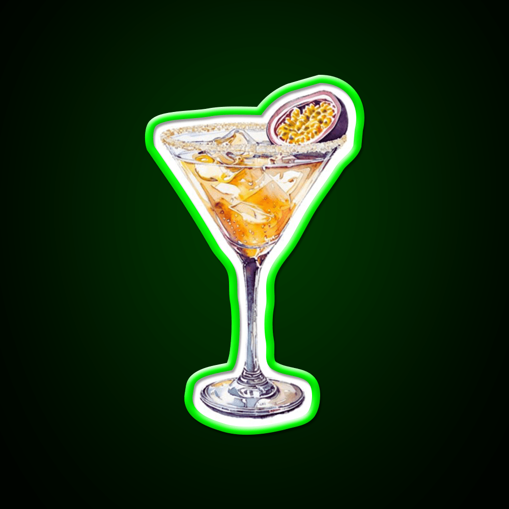 Pstar Martini Cocktail Bar Decor Led Neon Sign Rgb Color - Shineneon