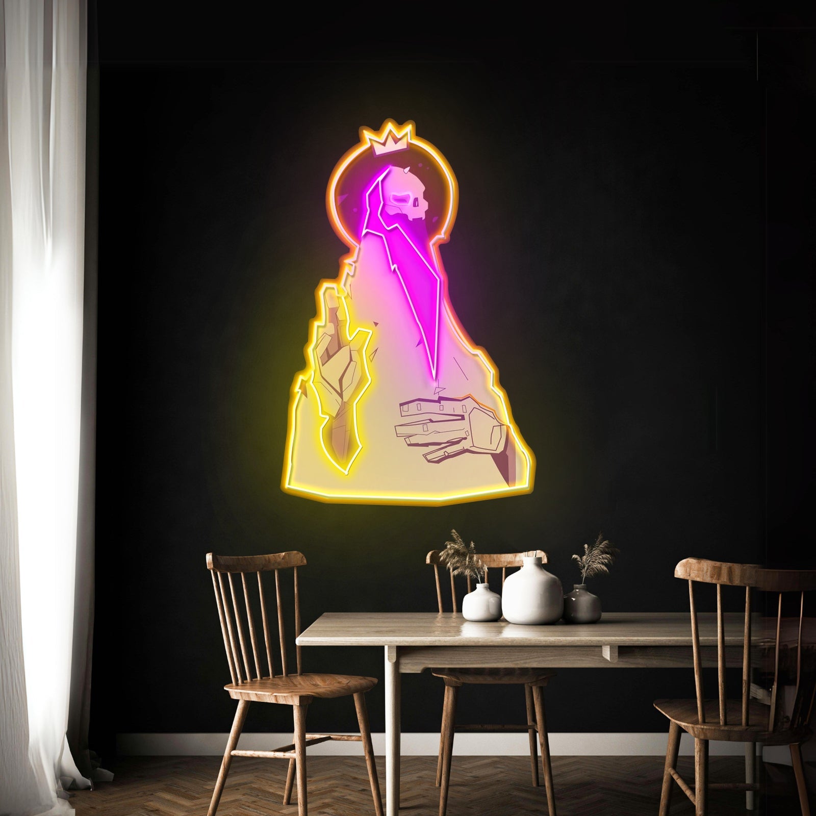 Psychedelic Head Skull Led Neon Sign Light Custom Led Signs - Shineneon