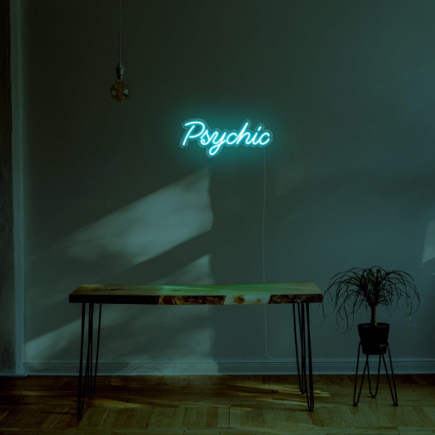 Psychic Blue Artistic Led Neon Sign For Modern Studio Decor | Shineneon