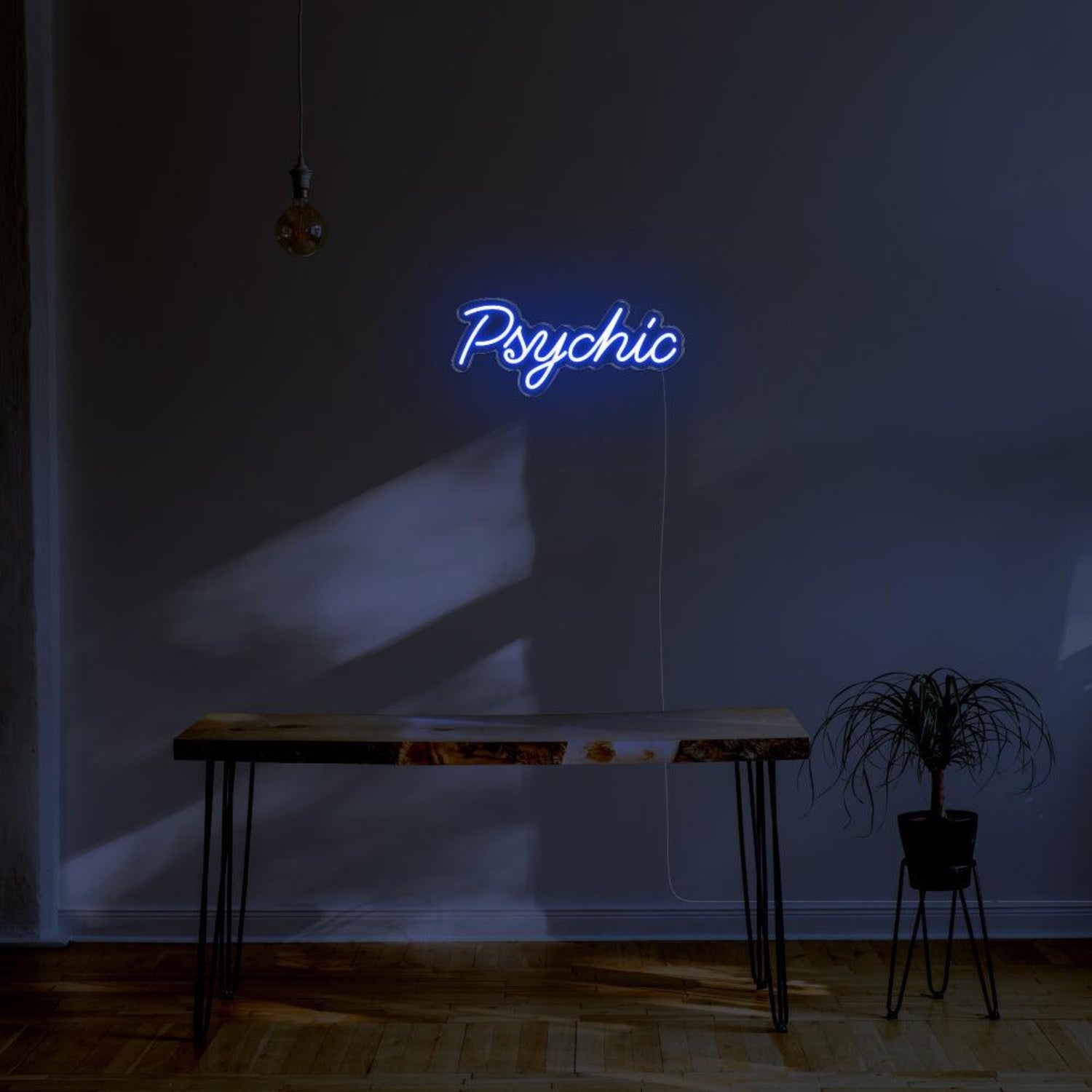 Psychic Blue Artistic Led Neon Sign For Modern Studio Decor | Shineneon