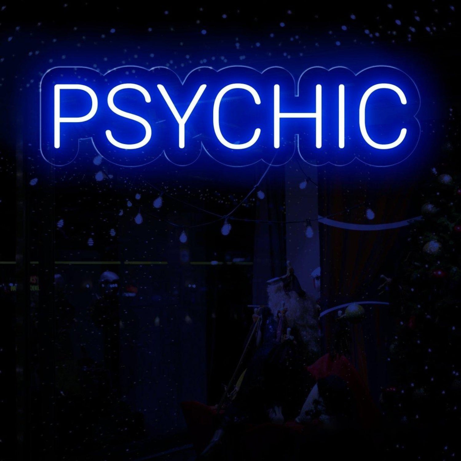 Psychic Cool-Toned Retro-Modern Led Neon Sign For Commercial Holiday Decor | Shineneon