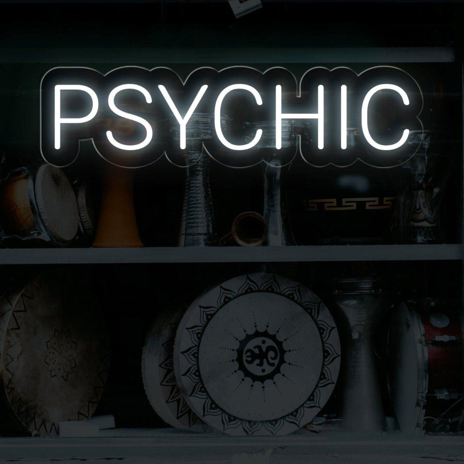 Psychic Cool-Toned Retro-Modern Led Neon Sign For Commercial Holiday Decor | Shineneon