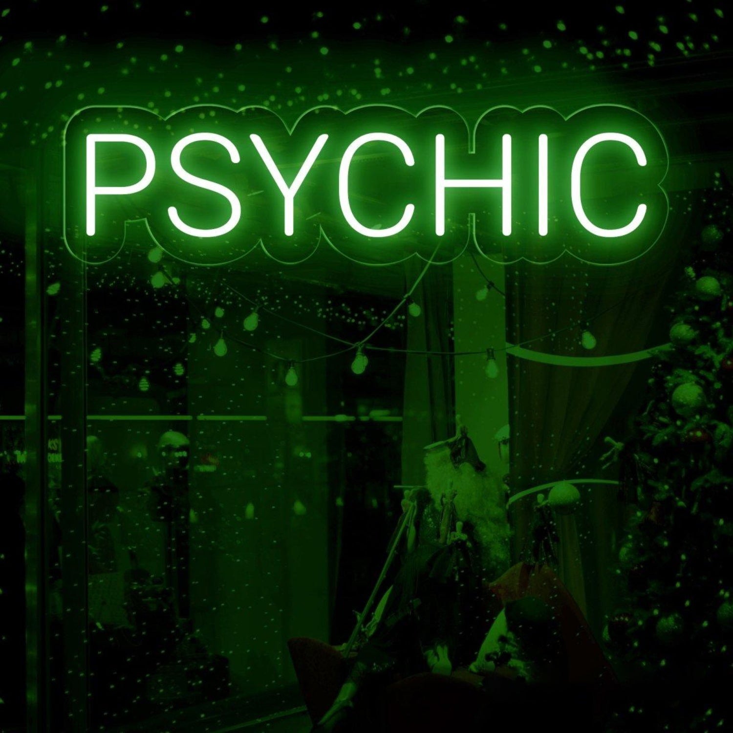 Psychic Cool-Toned Retro-Modern Led Neon Sign For Commercial Holiday Decor | Shineneon