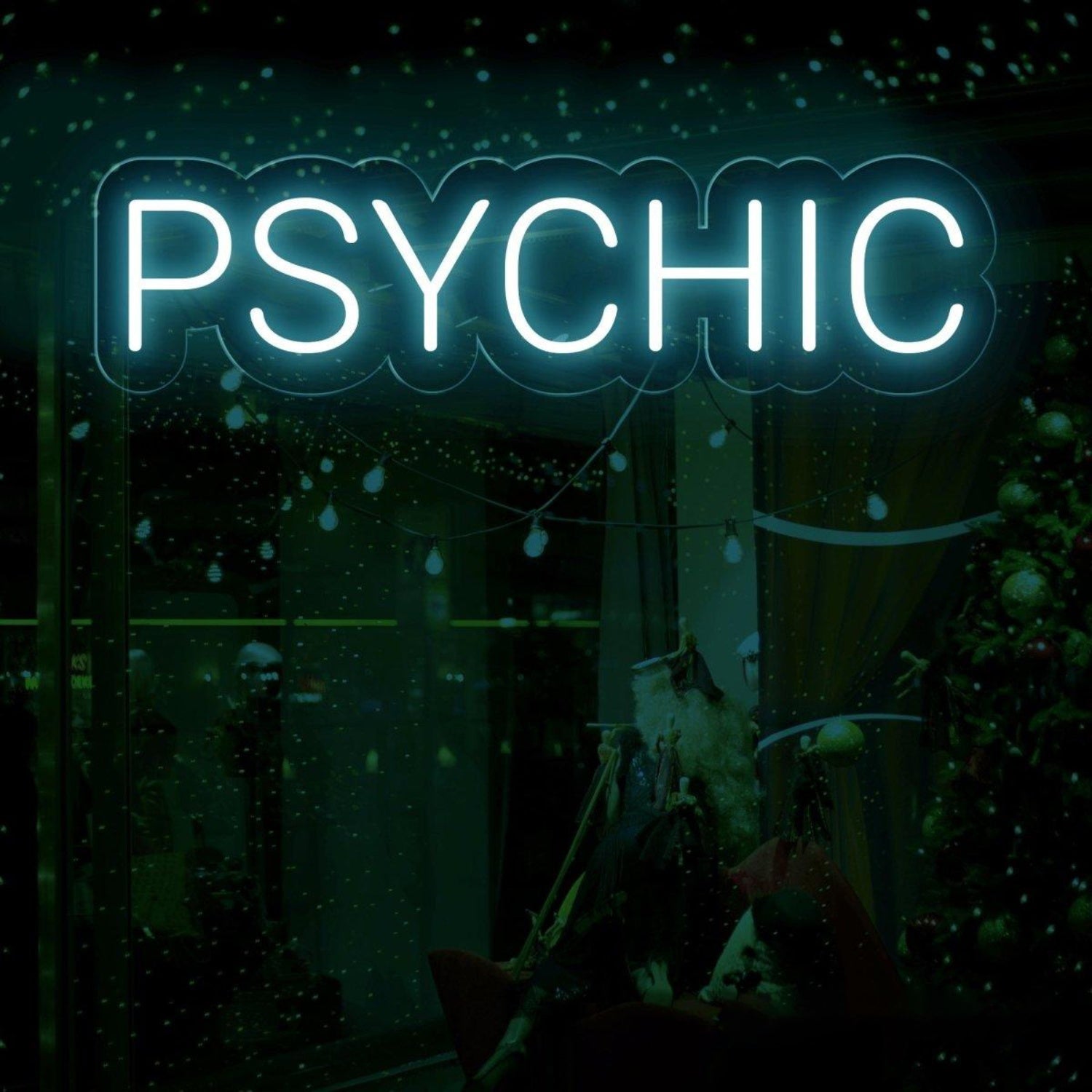 Psychic Cool-Toned Retro-Modern Led Neon Sign For Commercial Holiday Decor | Shineneon