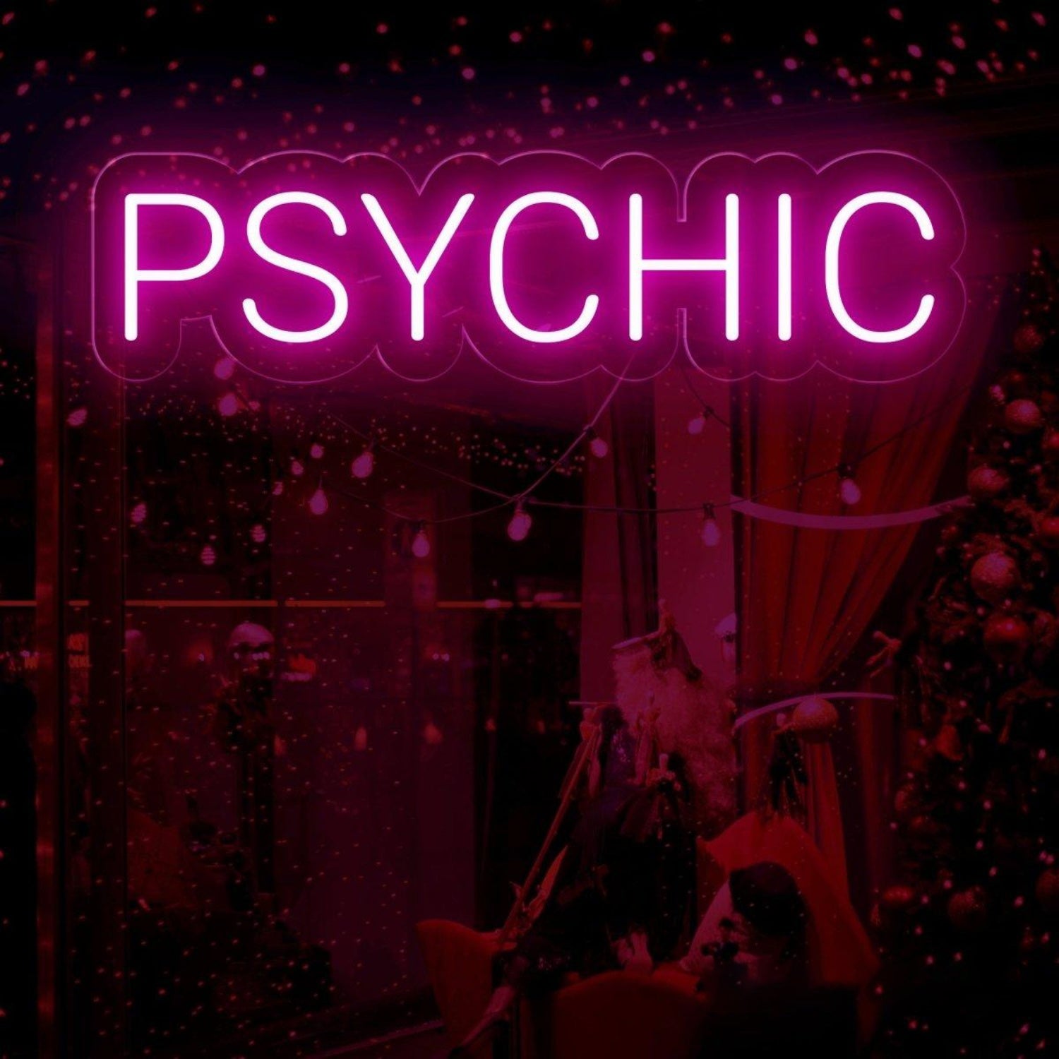 Psychic Cool-Toned Retro-Modern Led Neon Sign For Commercial Holiday Decor | Shineneon