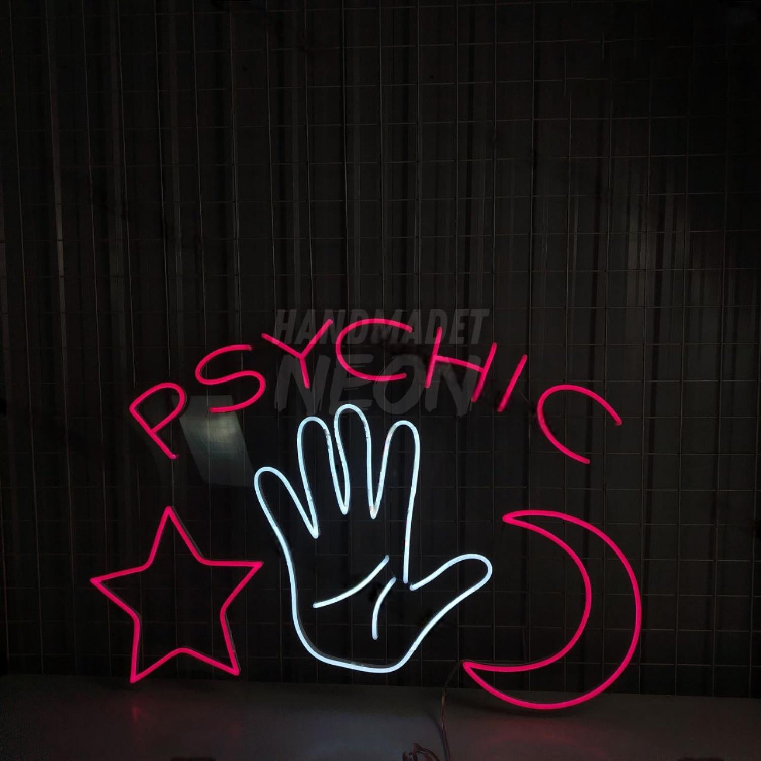 Psychic Led Sign Psychic Tarot Room Wall Decor | Shineneon